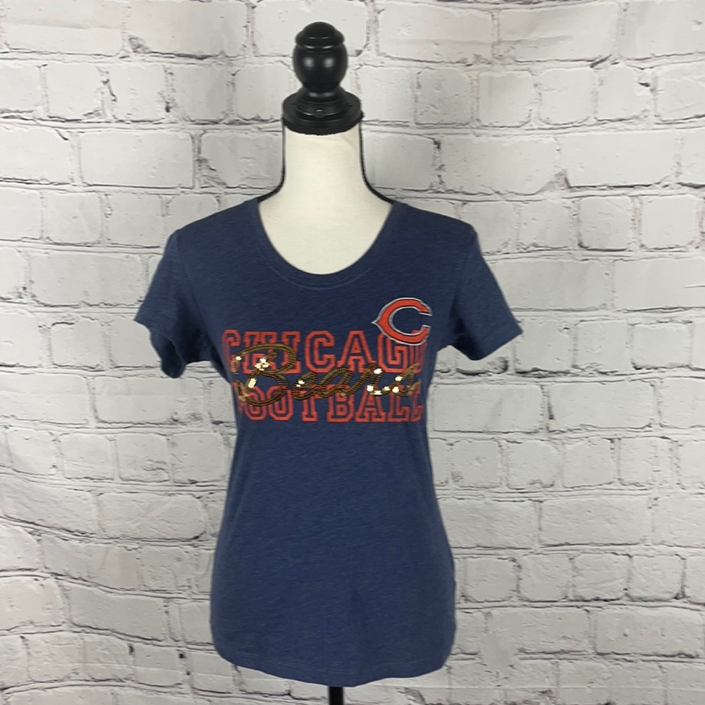NWOT NFL Team Apparel Chicago BEARS Football T-Shirt Sz S